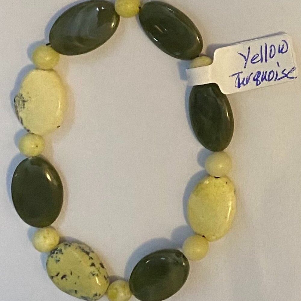NEW Yellow Turquoise crystal bracelets